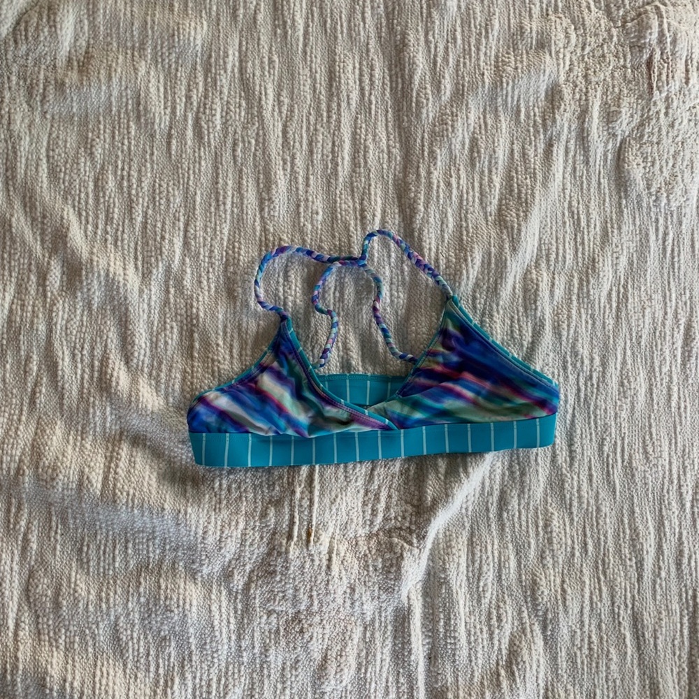 athleta girl swimsuit top size small